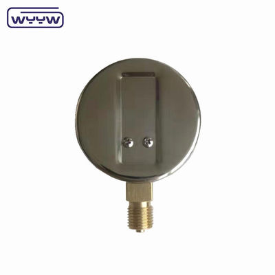 Casse en acier inoxydable de 63 mm bas mbar kpa manomètre de pression à souffle