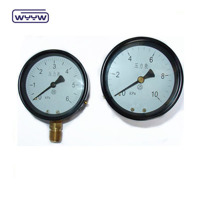 80 mm Kpa Mbar Basse-pression Manomètre à basse pression Connexion radiale