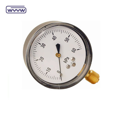 Manomètre de pression de capsule CmH2O de 60 à 100 mm Précision de 1,6%