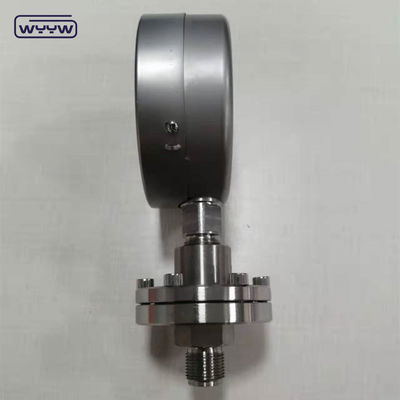 100 mm DN20 PN40 type de bride, jauge de pression SS316 en acier inoxydable