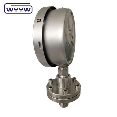 SS316L Jauge de pression de joint de diaphragme anti-corrosif rempli de liquide