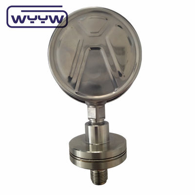 Précuteur rempli de silicone 100 mm SS316 Sceau de diaphragme Précuteur Bourdon