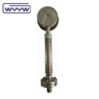 OEM ODM Diaphragme scellé jaugeur de pression haute température avec tube de refroidissement