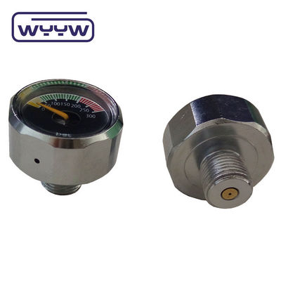 OEM ODM Mini manomètre de pression 300bar PCP Manomètre 23 mm