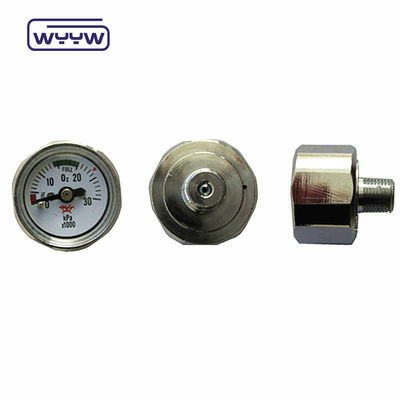 petite jauge de pression spéciale personnalisée de 25 mm G1/8&quot; 1 pouce hexagonale