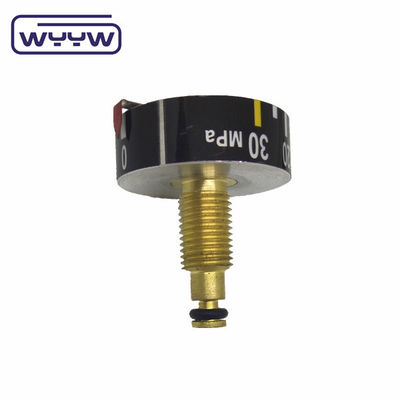30 mm 1/8 &quot; Bsp Mini manomètre 4500 Psi Matériau en laiton chromé