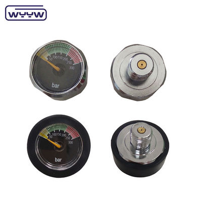 Amazon Vente à chaud 20 mm Mini numérique noir jauge de pression 4000psi 6000psi 1/8NPT Micro jauge Manomètre pour Paintball PCP Air