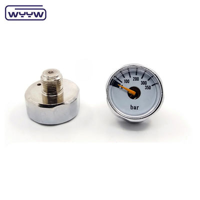 OEM Chine prix de 28 mm de diamètre 1/8 &quot;bspp manomètre de tube de bourdon PCP paintball jauge de pression en laiton 315 bar