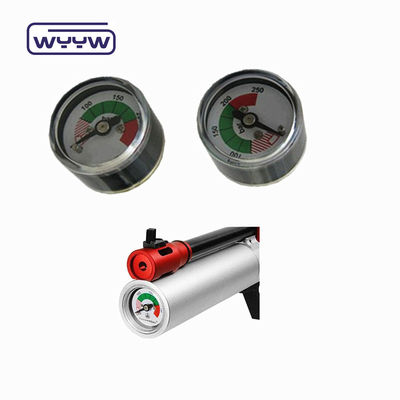 1 pouce 25mm petit manomètre de pression d'air 4% boîtier en acier inoxydable de précision
