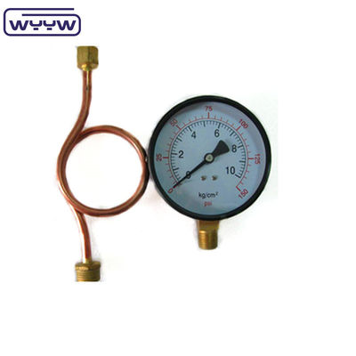 Matériau en acier inoxydable à jauge de pression à haute température de 100 mm