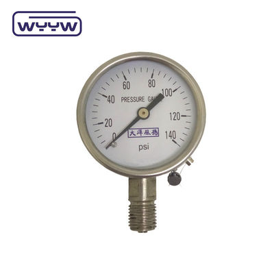 Émetteur de pression en acier inoxydable radial sec 60 mm monté à l'arrière