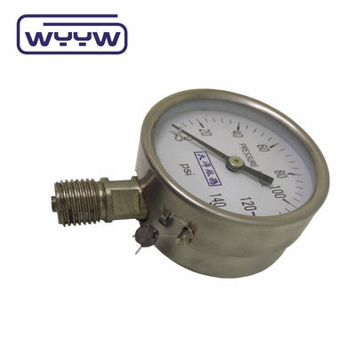 Émetteur de pression en acier inoxydable radial sec 60 mm monté à l'arrière