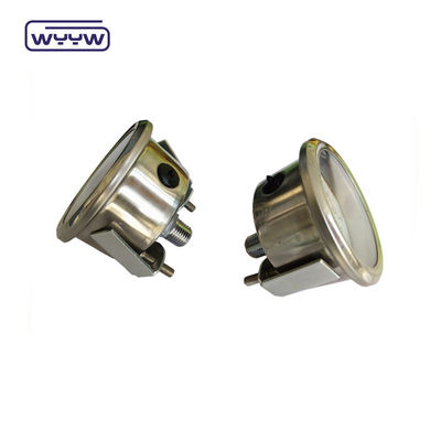 Manomètre axial de haute qualité MPa/bar/kg Connexion arrière 60mm plein 304ss jauge de pression en acier inoxydable