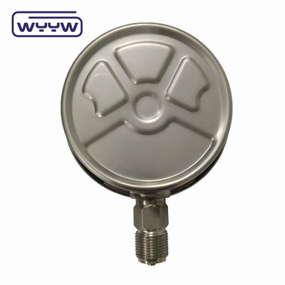 Barre industrielle personnalisée psi kgf/cm2 manomètre de pression en acier inoxydable antichoc manomètre à glycérine YTN-100H