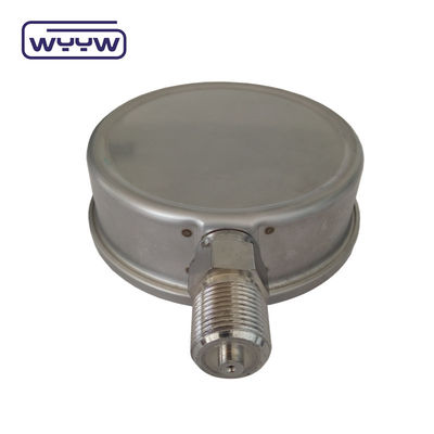 Matériau en acier inoxydable à jauge de pression rempli de liquide de 100 mm