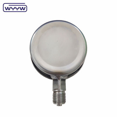 WYYW Altimètre de haute pression 60 mm tous les appareils à pression remplis d'huile en acier inoxydable en silicone