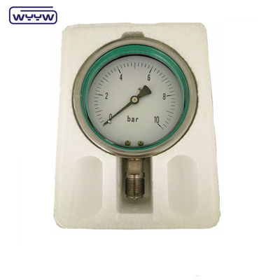 WYYW Altimètre de haute pression 60 mm tous les appareils à pression remplis d'huile en acier inoxydable en silicone