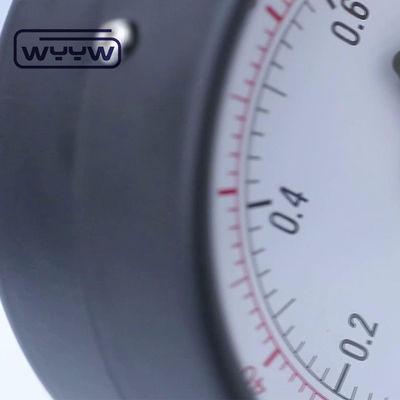 Économie de la pression de mesure du tube de Bourdon 16 bar Manomètre de l'eau de gaz Psi