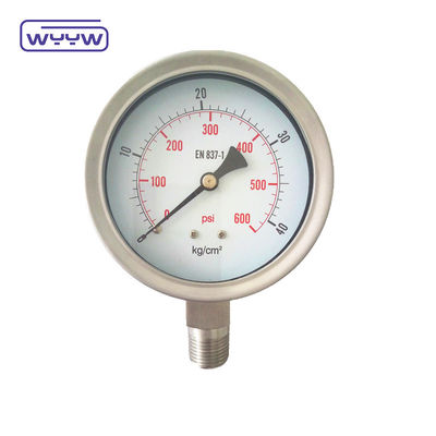 Émetteur de tuyaux Bourton en acier inoxydable personnalisable rempli de pression liquide