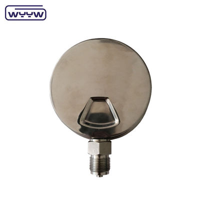 Outil professionnel de mesure de la pression avec pointer en aluminium peint noir à fil rempli de liquide 1/2'PT/NPT/G/M