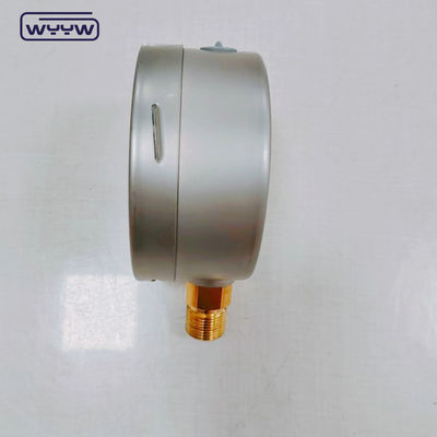 Remplissage d'huile disponible Phosphore Bronze Manomètre de pression du tube de Bourdon pour mesures de haute précision