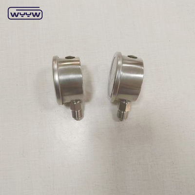 Tuyaux de Bourton en acier inoxydable, épaisseur liquide 1/4&quot; 1/2' BSP/PT/NPT/G/M ±1,6% de pleine échelle