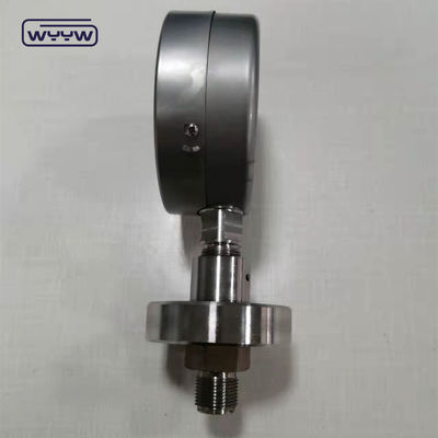 Matériau du cadran en aluminium pompe de diaphragme chimique manomètre OEM