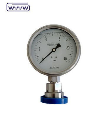 Aluminom Dial Bourdon tube manomètre de pression pour la mesure précise de la pression dans la charge lourde