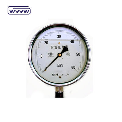 Outil de mesure de la pression de 150 mm avec remplissage liquide Pointer en aluminium peint en noir Precise Durable