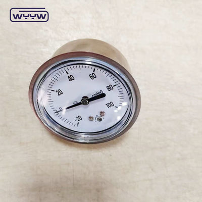63mm stainless steel axial connection ss304 case -20+100cmh20 low pressure gauge