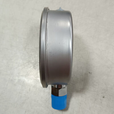 Manomètre hydraulique à bain de liquide de 100 mm (4 pouces) avec plage de 0-2,5 MPa/0-25 kgf/cm² et conception antichoc