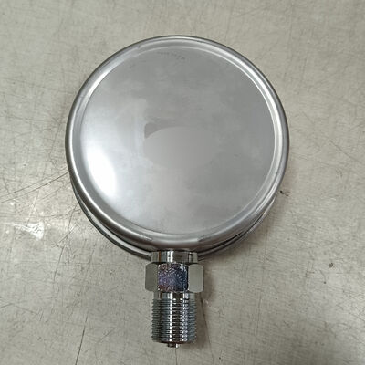Manomètre hydraulique à bain de liquide de 100 mm (4 pouces) avec plage de 0-2,5 MPa/0-25 kgf/cm² et conception antichoc