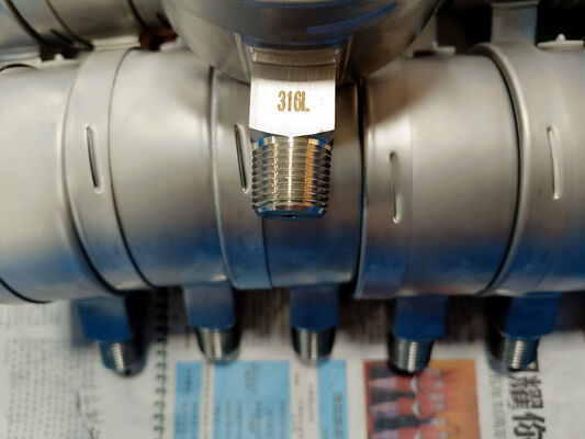 Manomètre en acier inoxydable 316 de 4 pouces avec bague à baïonnette pour une performance antichoc