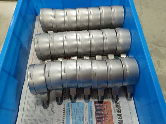 Manomètre en acier inoxydable 316 de 4 pouces avec bague à baïonnette pour une performance antichoc