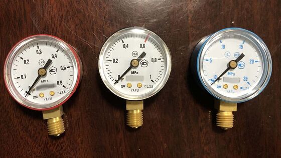 Précuteur d'essai de gaz de 2 pouces (50 mm) avec une plage de 0 à 25 MPa et une certification de haute précision pour les systèmes à gaz