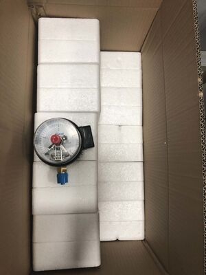 Manomètre électrique à contact 4 pouces (100 mm) avec double limite de contrôle et 380V 10VA pour l'automatisation