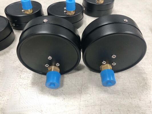 Précuteur de pression du réservoir du récepteur d'air de 4 pouces (100 mm) avec une plage de 0 à 1,6 MPa et des zones de sécurité codées par couleur