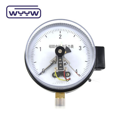 4 Inch 100mm 0-1.6MPa Electric Contact Pressure Gauge | Electric Oil Pressure Gauge, Explosion Proof Electric Contact Pressure Gauge For Sale
