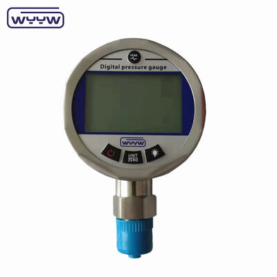Affichage LCD de 80 mm Manomètre numérique de pression alimenté par batterie