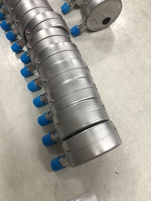 Manomètre en acier inoxydable de Qingdao avec tube Bourdon en bronze phosphoreux et double échelle pour des mesures précises remplies de glycérine
